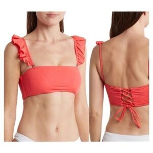 Maaji Mango Alyssa Bandeau Convertible Bikini Top M NWT
